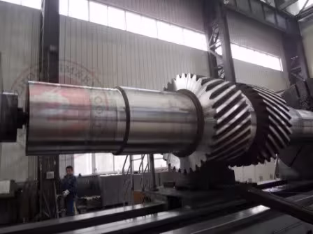 Marine forged gear shaft