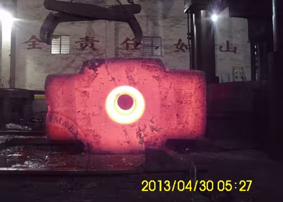 Open die cylinder parts forging