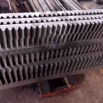 gear segment, quenched and tempered gear rack, induction hardening