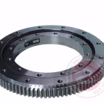 OEM Custom Carbon Steel Ring Flange Forging / Forged Slew Bearing , Height 1500mm