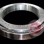 OEM Custom Carbon Steel Ring Flange Forging / Forged Slew Bearing , Height 1500mm