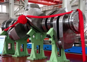 Marine Diesel Engine Forged Steel Shaft / Motorcycle Crankshaft Forging ISO ASTM