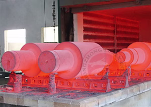 metallurgical machinery Stainless Steel Forgings rolling rod 150T Custom